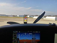 Alpha Systems AOA Eagle Angle of Attack Indicator Installed in a Cirrus SR22 G5